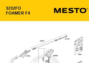 MESTO 3232FO, Explosionszeichnung mit Ersatzteilnummern