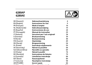 Die Bedienungsanleitung für die MESTO e.PUMP PROFI F2.2 Akku-Pumpe 6280AP als PDF-Datei zum herunterladen und ausdrucken