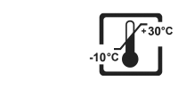 Hinweisbild: Die Temperatur der in diesem Sprühgerät zu verwendenden Flüssigkeit darf 40 °C nicht überschreiten.