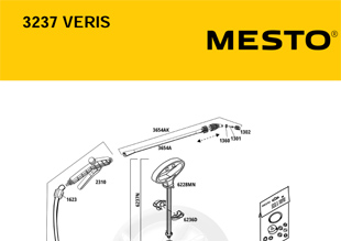MESTO 3237 VERIS 5 Liter, Explosionszeichnung mit Ersatzteilnummern