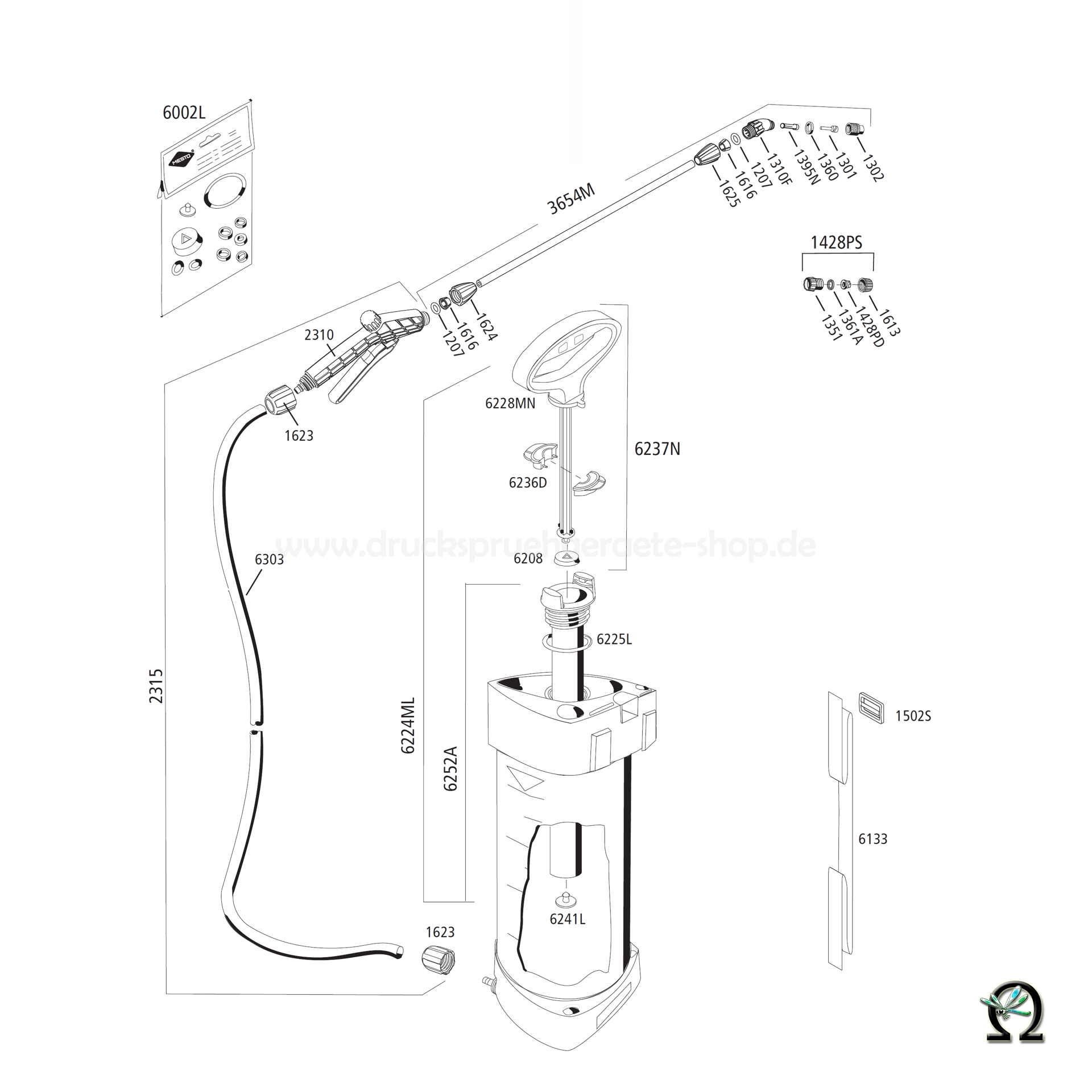 MESTO 3232RK, Explosionszeichnung mit Ersatzteilnummern, MESTO Ventilscheibe 6241L mit Zapfen FPM MESTO 3232RK, Explosionszeichnung mit Ersatzteilnummern, MESTO Ventilscheibe 6241L mit Zapfen FPM