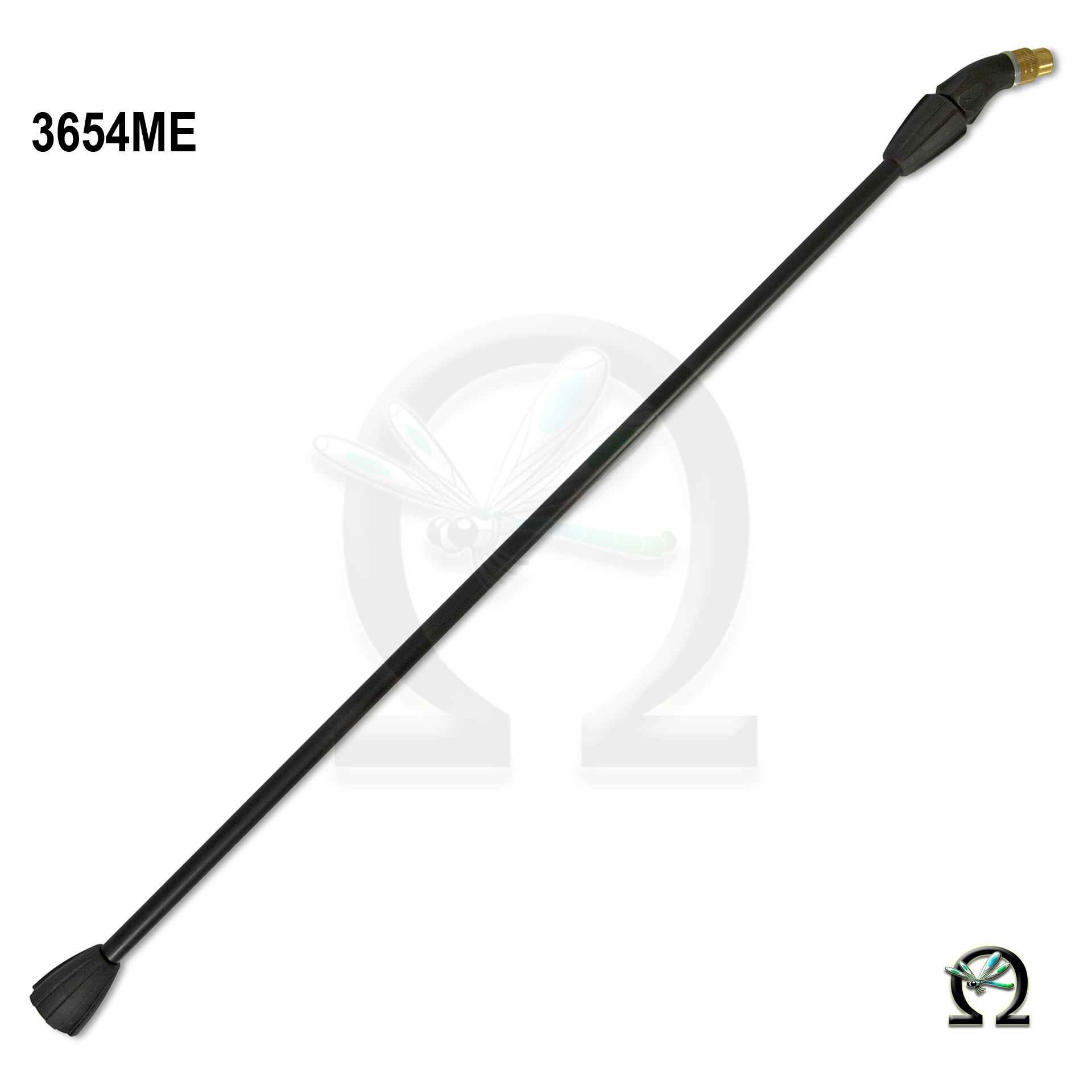 MESTO Kunststoff-Spritzrohr 50 cm 3654ME mit EPDM-Dichtung u. Hohlkegeldüse 1,1mm