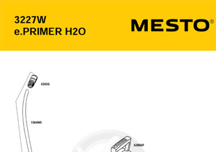 MESTO Akku-Wasserbehälter 3227W e.PRIMER H₂O 5 , Explosionszeichnung mit Ersatzteilnummern