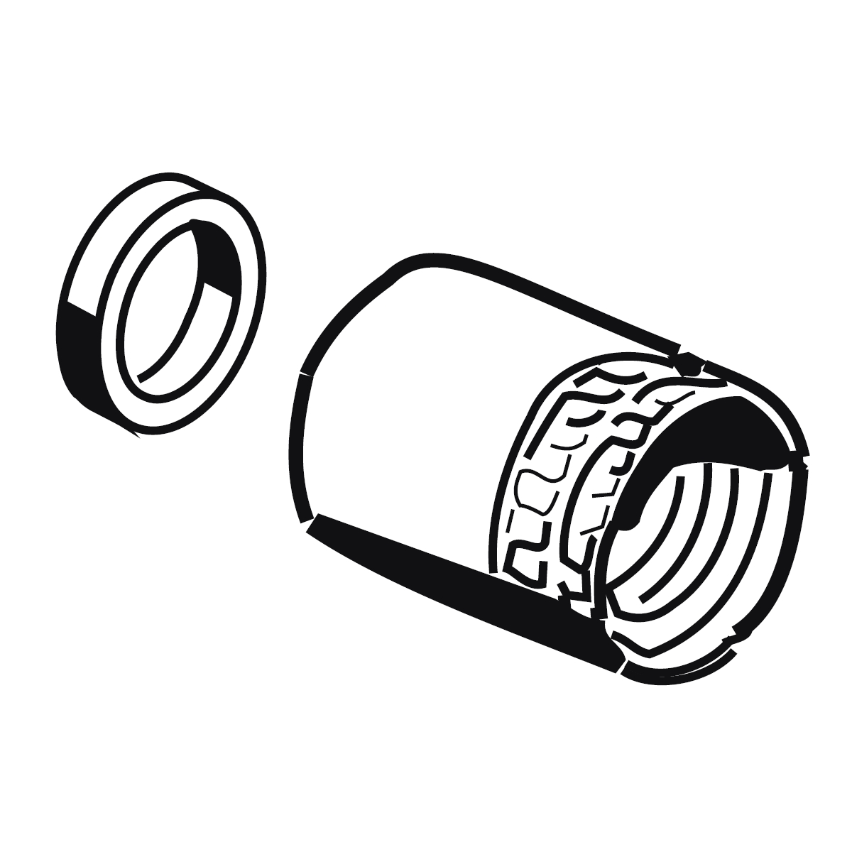 MESTO Nippel 1405 IG 18 - IG 1/4" mit Dichtung