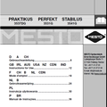 Bedienungsanleitung Mesto Rückenspritzen PRAKTIKUS, PERFEKT und STABILUS